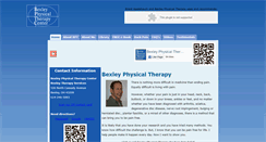 Desktop Screenshot of bexleyphysicaltherapy.com